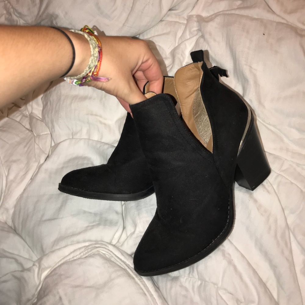 Black booties